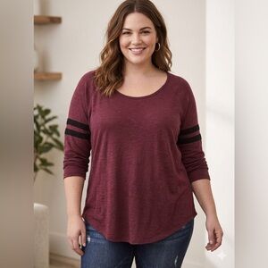 Torrid Football Style T-shirt Women's Size 1